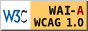 Valid WCAG 1.0 WAI-A (Priority 1)